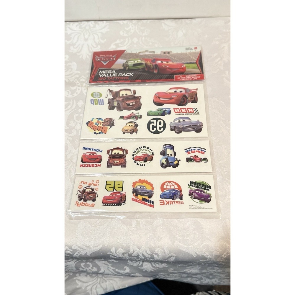 Cars Mega‎ Paquet Economique 120 temporary tattoos